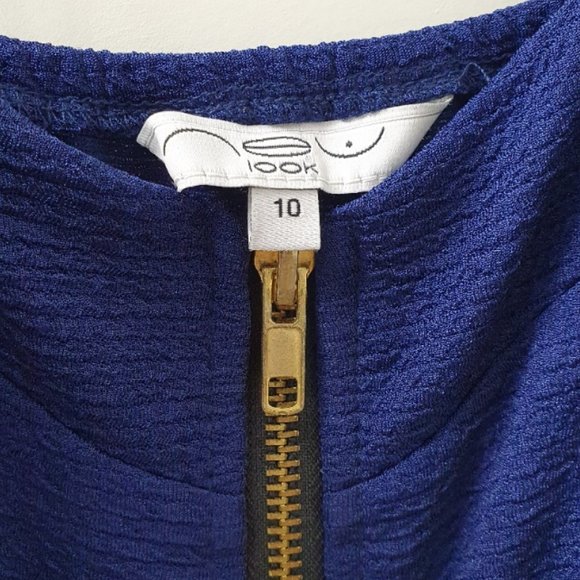 Casual blue summer dress - Picture 4 of 4